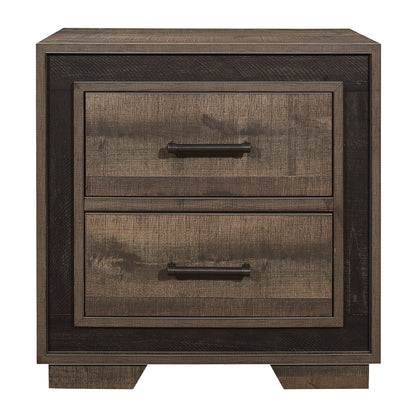 Homelegance Nightstand Ellendale Mahogany Ebony Finish 1695-4