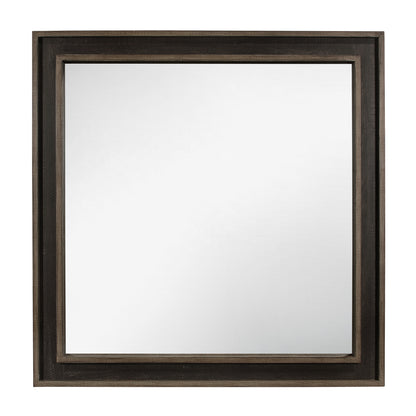 Homelegance Ellendale Dresser Mirror Rustic Mahogany Dark Ebony Finish 1695-6