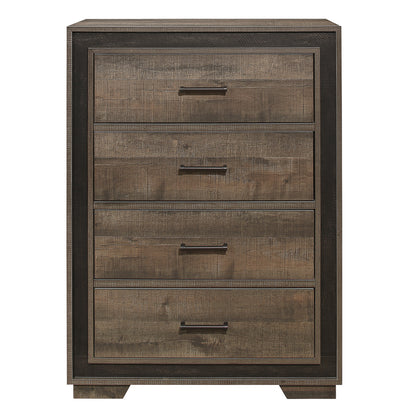 Homelegance Chest Ellendale Rustic Mahogany Dark Ebony Finish 1695-9