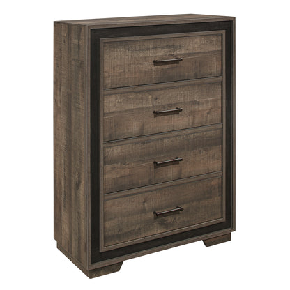 Homelegance Chest Ellendale Rustic Mahogany Dark Ebony Finish 1695-9