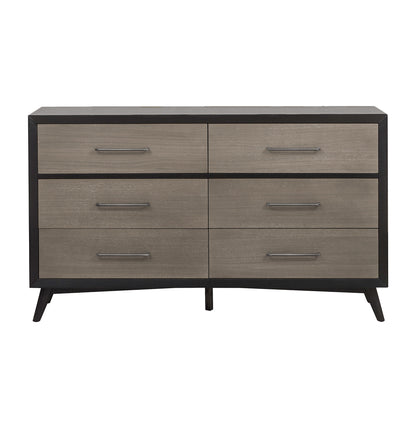Homelegance Dresser Raku Barnwood Gray Black Walnut Finish 1711-5