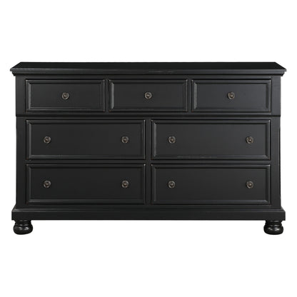 Homelegance Dresser Laurelin Black Sand-Through Finish 1714BK-5