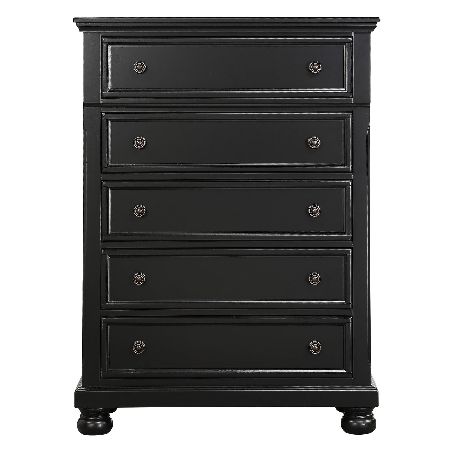 Homelegance Chest Laurelin Black Sand-Through Finish 1714BK-9