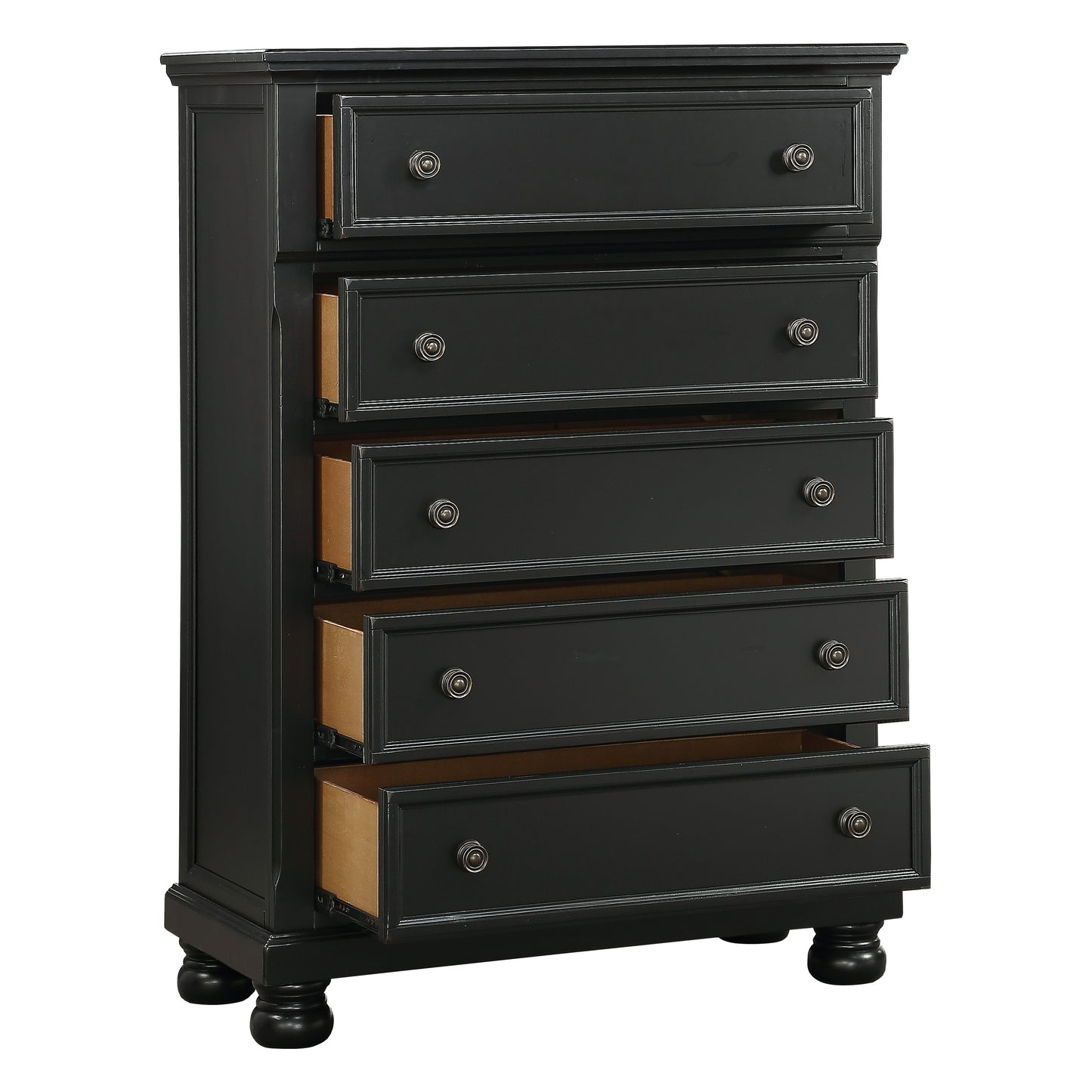 Homelegance Chest Laurelin Black Sand-Through Finish 1714BK-9