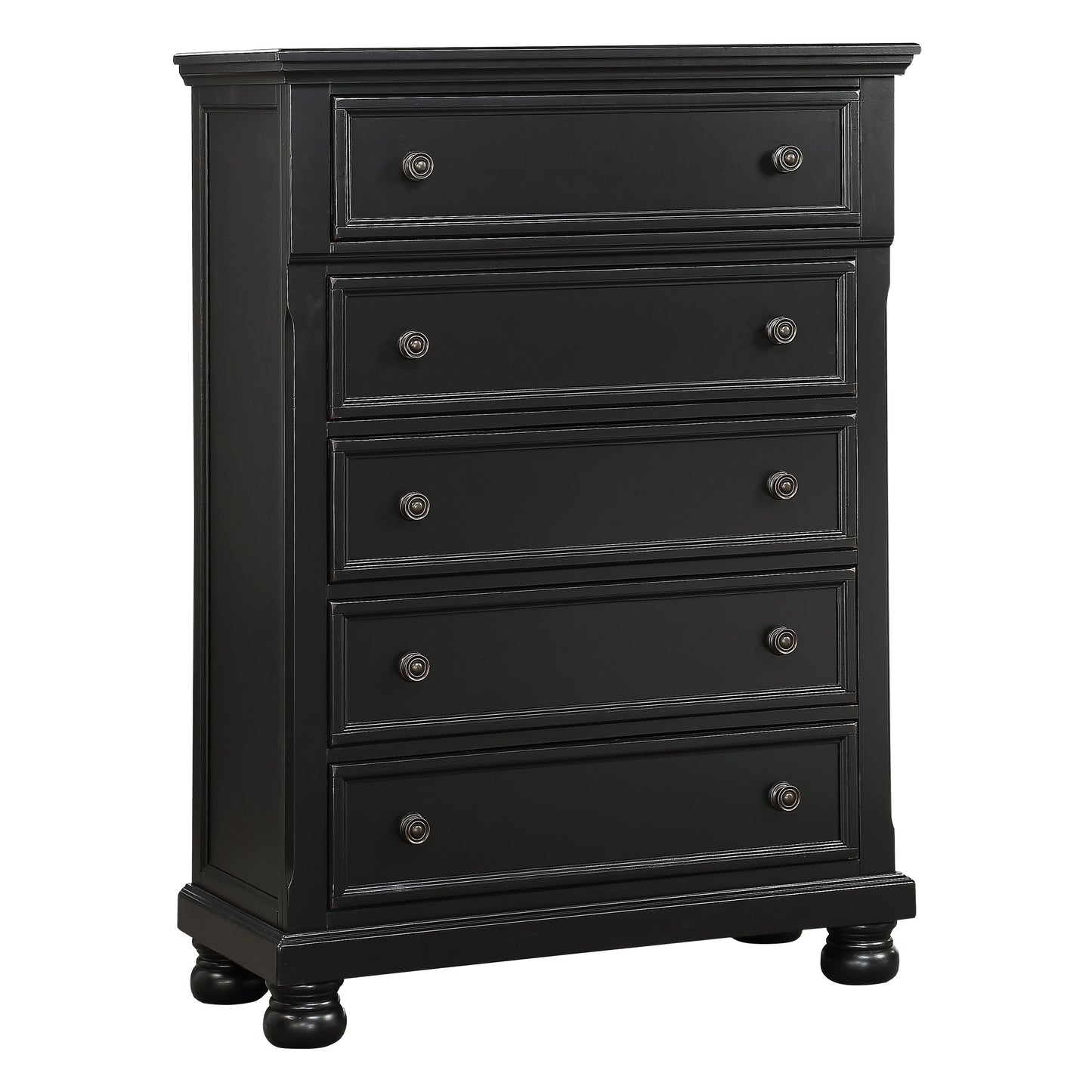 Homelegance Chest Laurelin Black Sand-Through Finish 1714BK-9