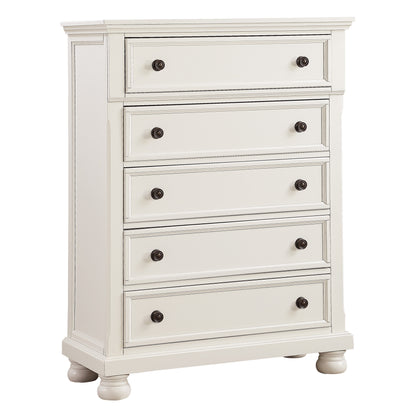 Homelegance Chest Laurelin White Finish Timeless Design and Functionality 1714W-9