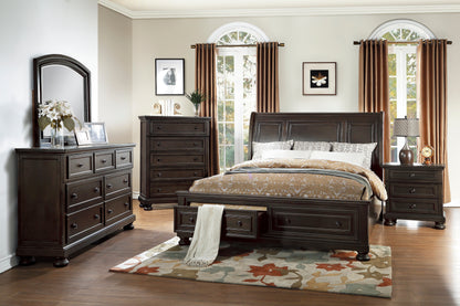 Homelegance Begonia Chest Grayish Brown Finish with Antique Pewter Knobs 1718GY-9