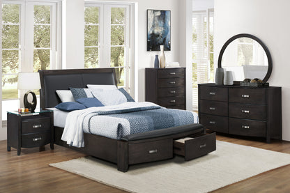 Homelegance Lyric Dresser Mirror Brownish Gray Finish 1737NGY-6