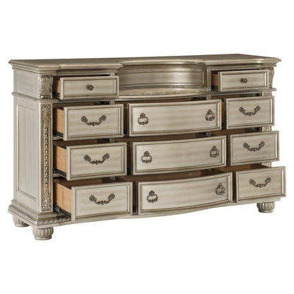 Homelegance Dresser Cavalier Silver Finish Elegant Design 1757SV-5