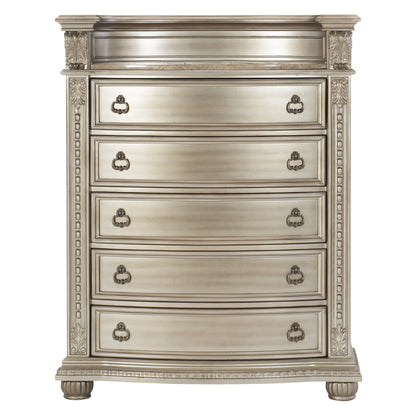 Homelegance Chest Cavalier Silver Finish Elegant Design 1757SV-9