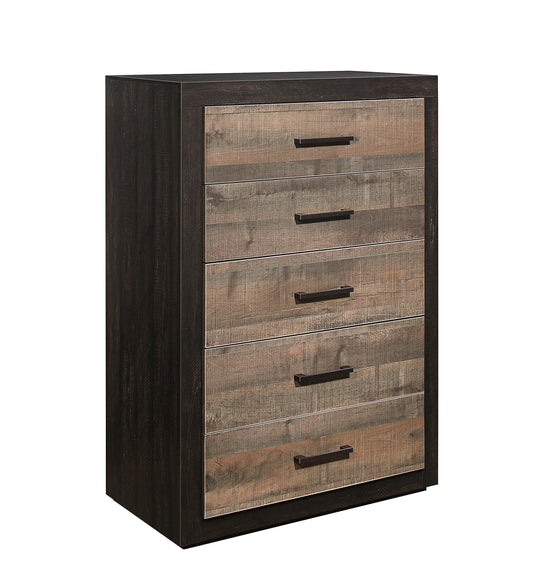 Homelegance Chest Miter Mahogany Ebony Finish 1762-9