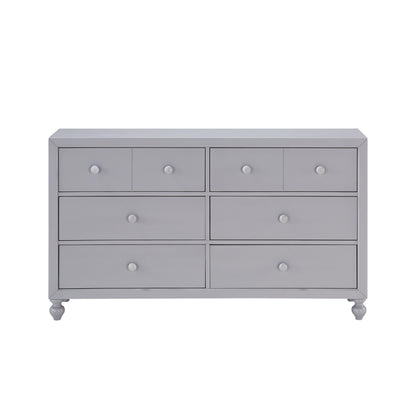 Homelegance Dresser Wellsummer Gray Finish Modern Farmhouse Style 1803GY-5