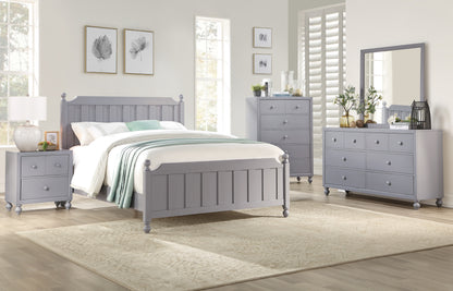 Homelegance Nightstand Wellsummer Gray Finish 1803GY-4