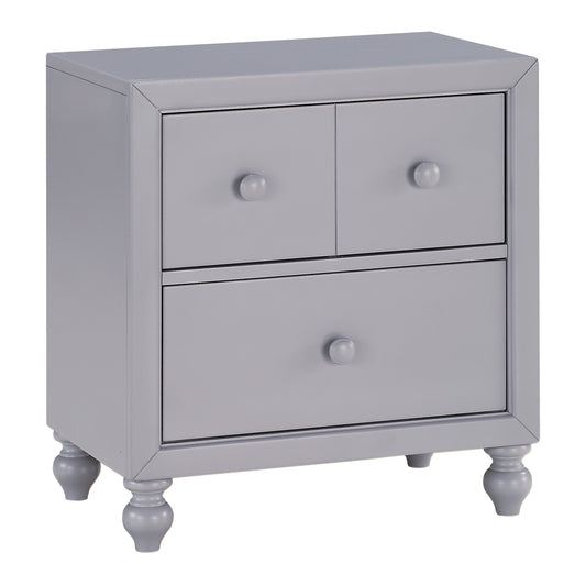 Homelegance Nightstand Wellsummer Gray Finish 1803GY-4