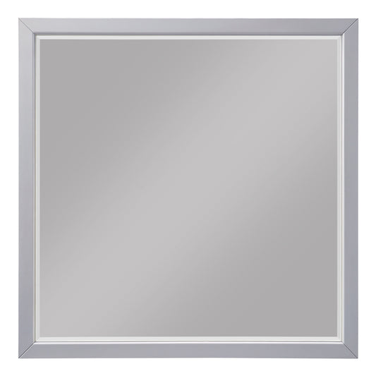 Homelegance Wellsummer Dresser Mirror Gray Finish 1803GY-6
