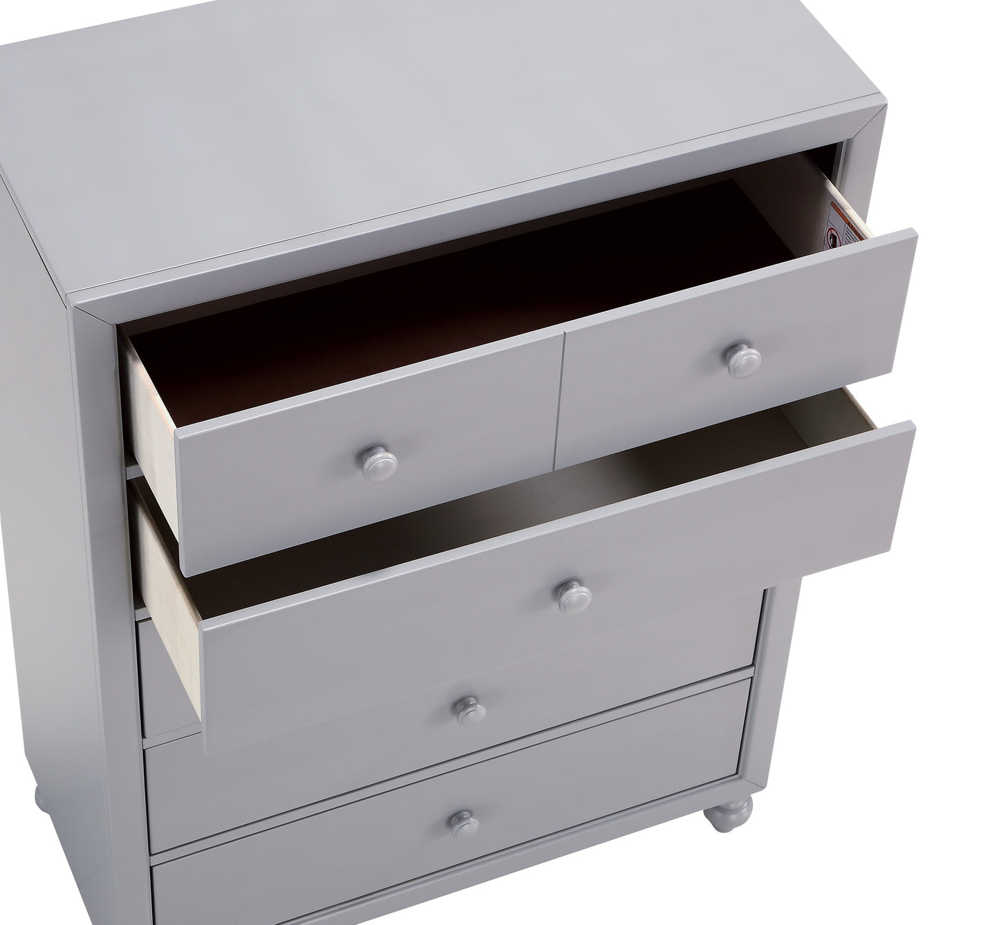 Homelegance Chest Wellsummer Gray Finish with Dovetail Drawers 1803GY-9