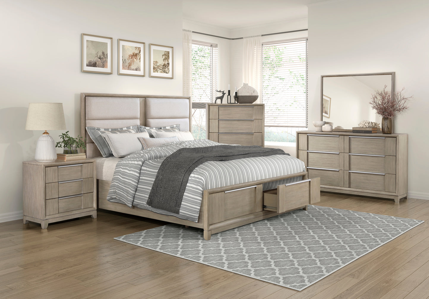 Homelegance Chest McKewen Light Gray Finish Elegant Design 1820N-9