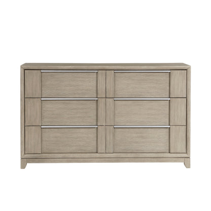 Homelegance Dresser McKewen Light Gray Finish Elegant Storage Solution 1820N-5