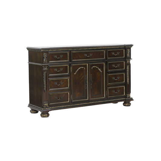 Homelegance Dresser Catalonia Cherry Finish Elegant Storage Solution 1824-5