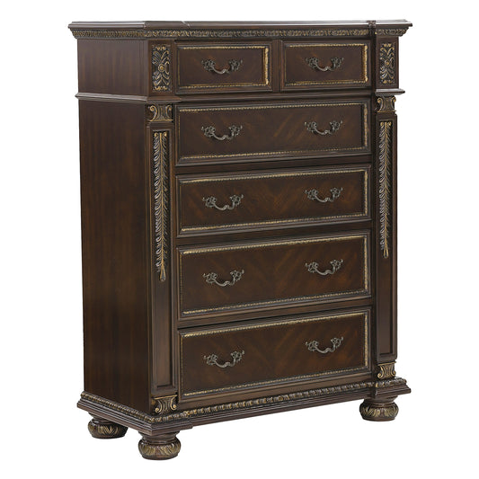 Homelegance Chest Catalonia Cherry Finish 1824-9