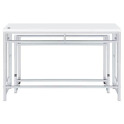 Jackson 4-piece Multipurpose Counter Height Table Set White