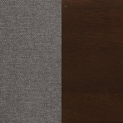 Bedford Fabric Upholstered Counter Chair Grey (Set of 2)