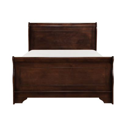 Homelegance Queen Bed Abbeville Dark Cherry Finish 1856-1