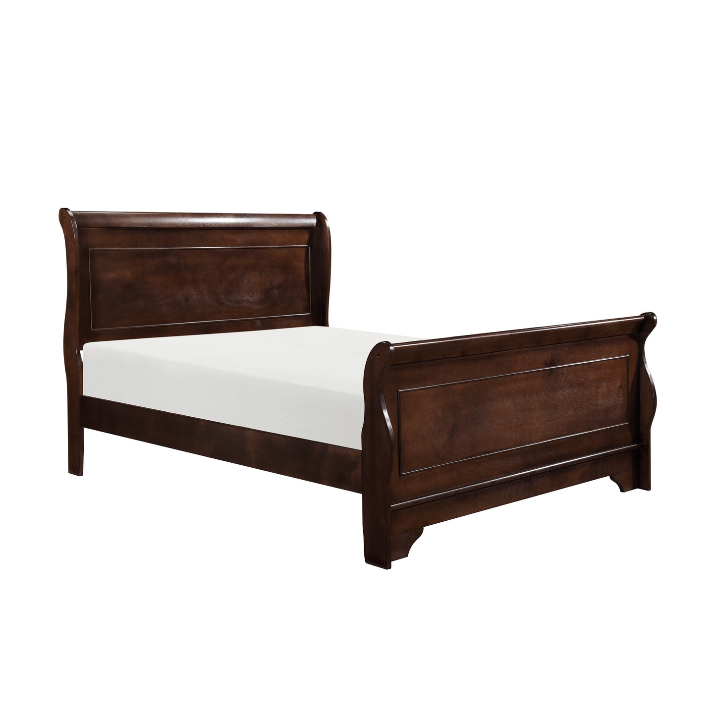 Homelegance Queen Bed Abbeville Dark Cherry Finish 1856-1