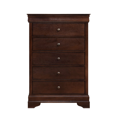Homelegance Chest Abbeville Dark Cherry Finish with Jewelry Drawer 1856-9