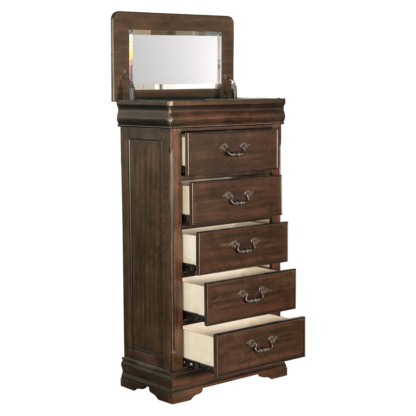 Homelegance Chest Mont Belvieu Dark Cherry Finish 1869-12
