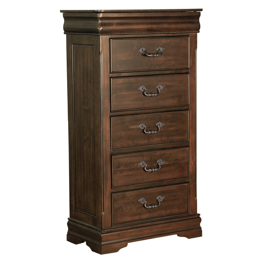 Homelegance Chest Mont Belvieu Dark Cherry Finish 1869-12