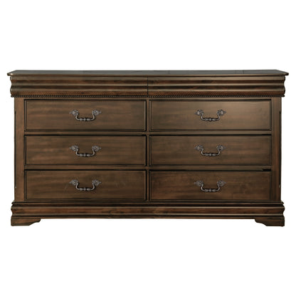 Homelegance Dresser Mont Belvieu Dark Cherry Finish Elegant Storage Solution 1869-5