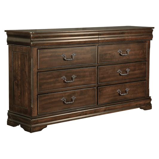 Homelegance Dresser Mont Belvieu Dark Cherry Finish Elegant Storage Solution 1869-5