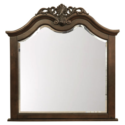 Homelegance Dresser Mirror Mont Belvieu Dark Cherry Finish 1869-6