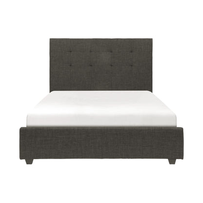 Homelegance Queen Bed Cadmus Dark Gray Fabric 1890N-1