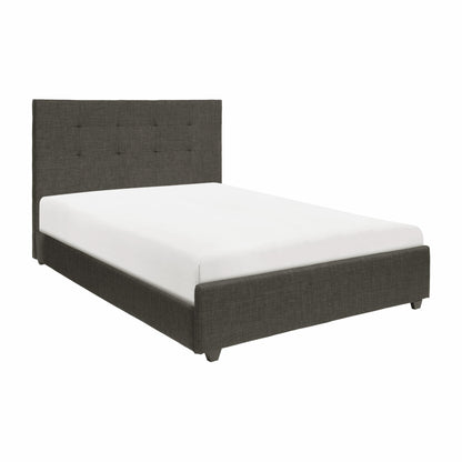 Homelegance Queen Bed Cadmus Dark Gray Fabric 1890N-1