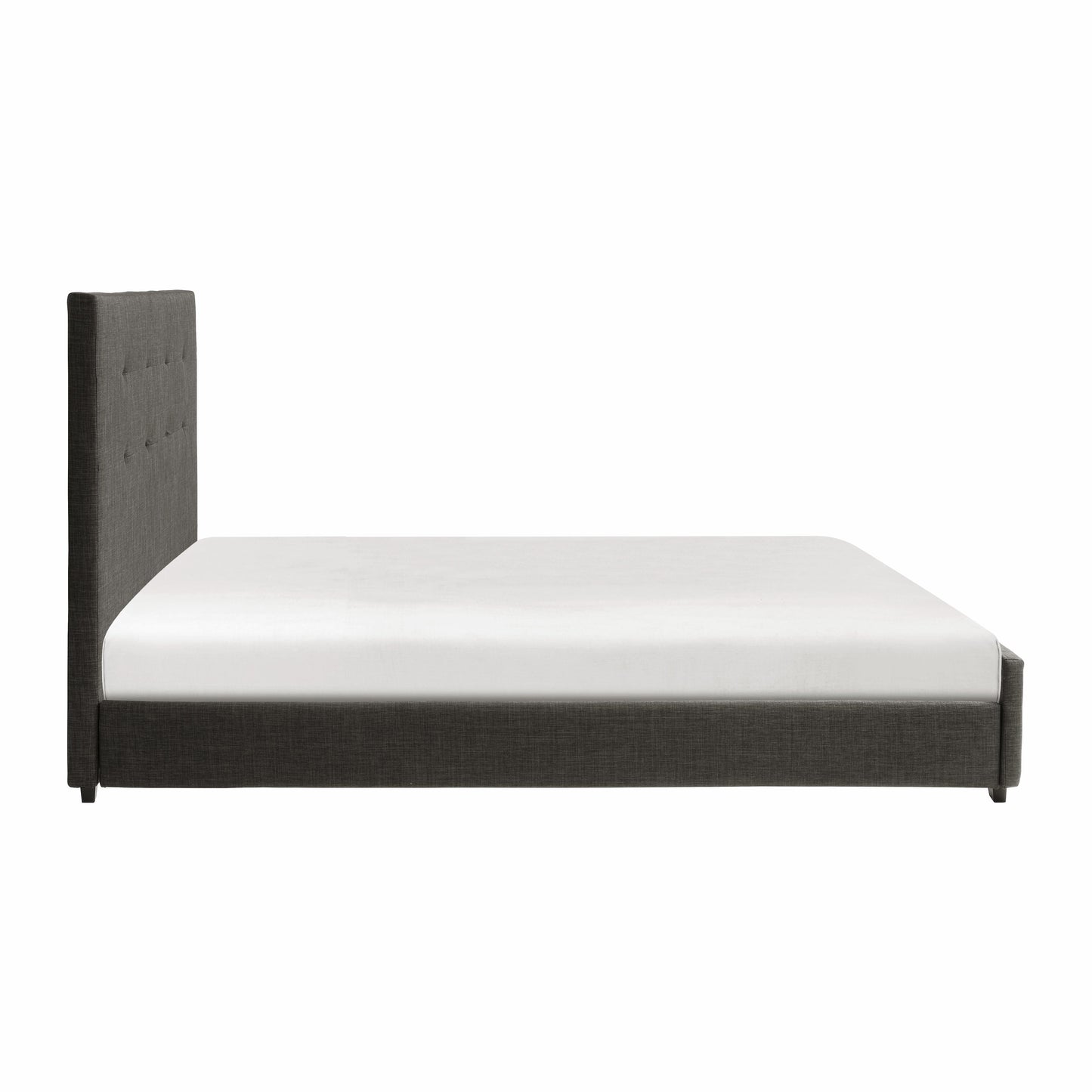Homelegance Queen Bed Cadmus Dark Gray Fabric 1890N-1