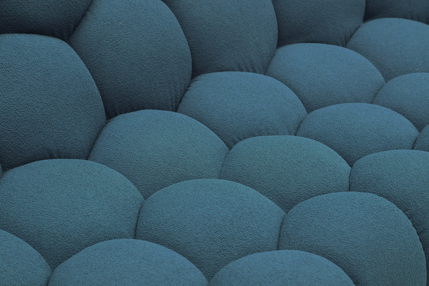 Divani Casa Yolonda Modern Curved Dark Teal Fabric Chair