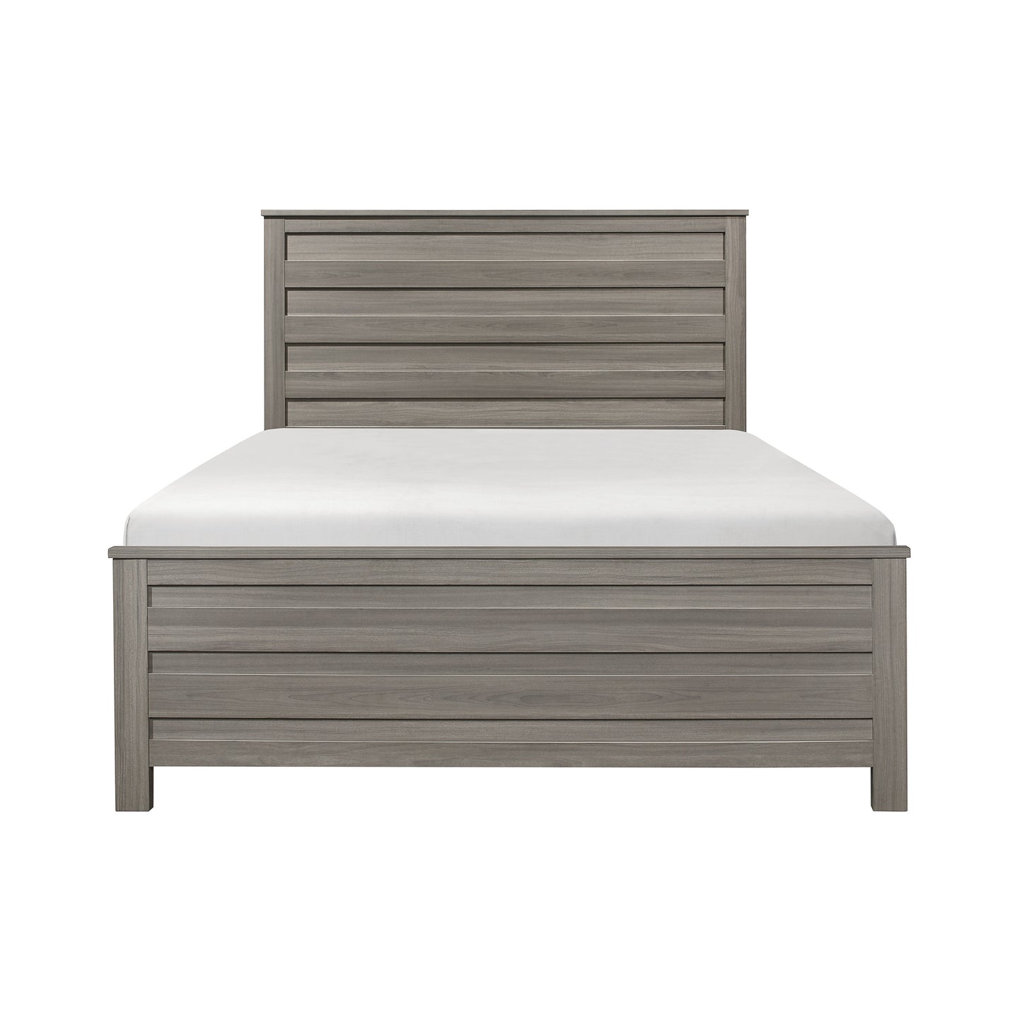 Homelegance Queen Bed Waldorf Gray Finish Elegant Design 1902-1