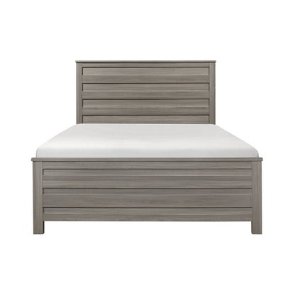 Homelegance Queen Bed Waldorf Gray Finish Elegant Design 1902-1
