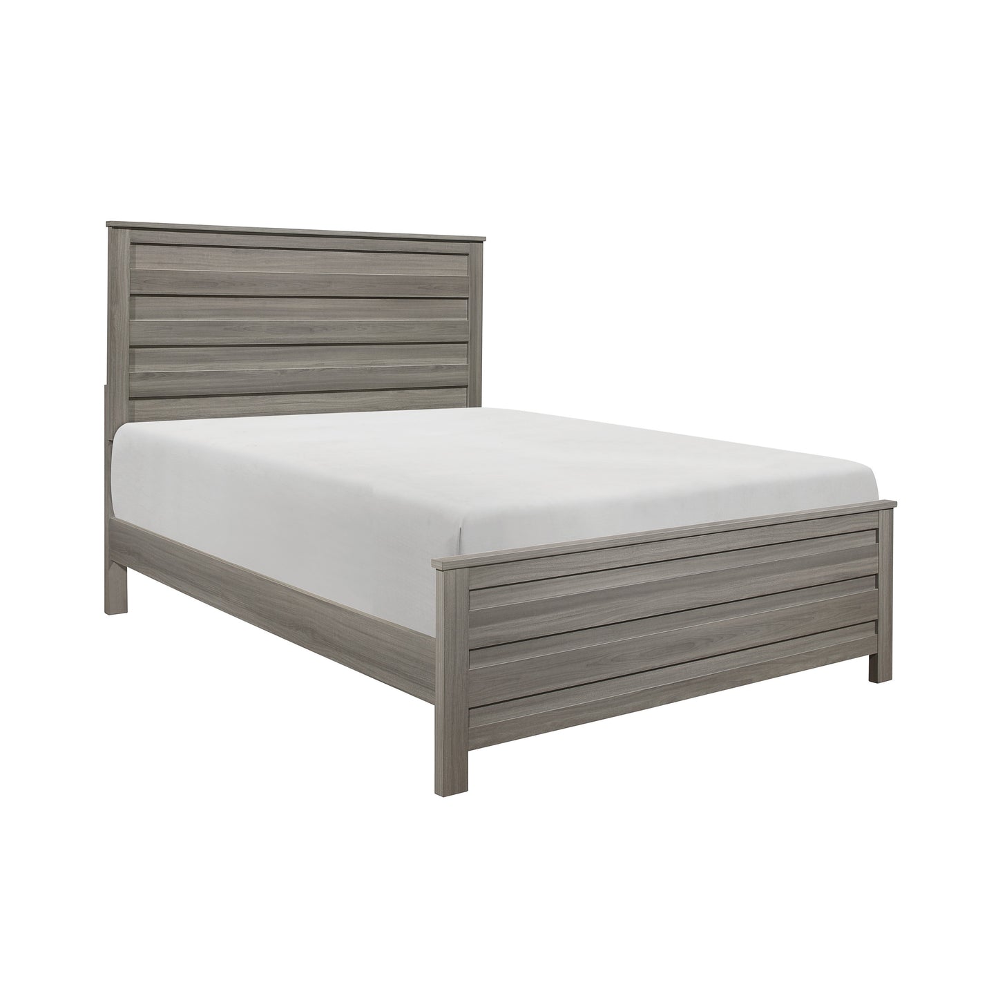 Homelegance Queen Bed Waldorf Gray Finish Elegant Design 1902-1