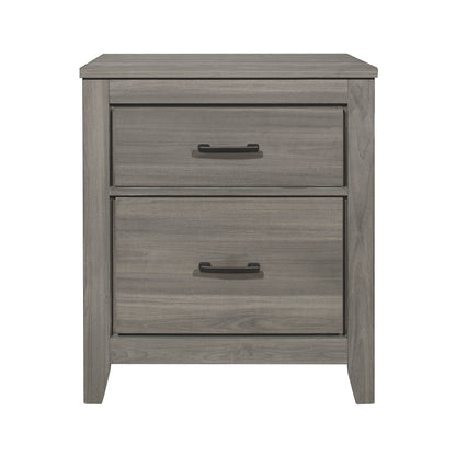 Homelegance Waldorf Nightstand Dark Gray Finish 1902-4