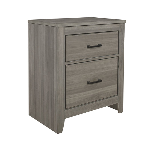 Homelegance Waldorf Nightstand Dark Gray Finish 1902-4