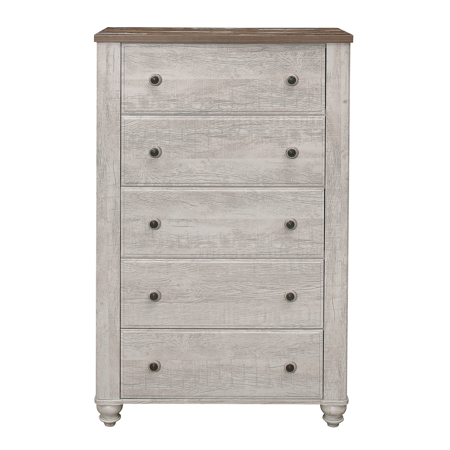 Homelegance Chest Nashville Antique White Brown Finish 1903-9