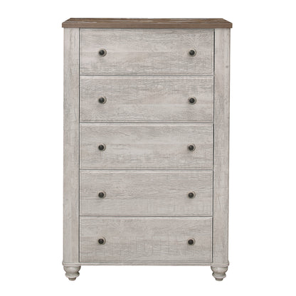 Homelegance Chest Nashville Antique White Brown Finish 1903-9