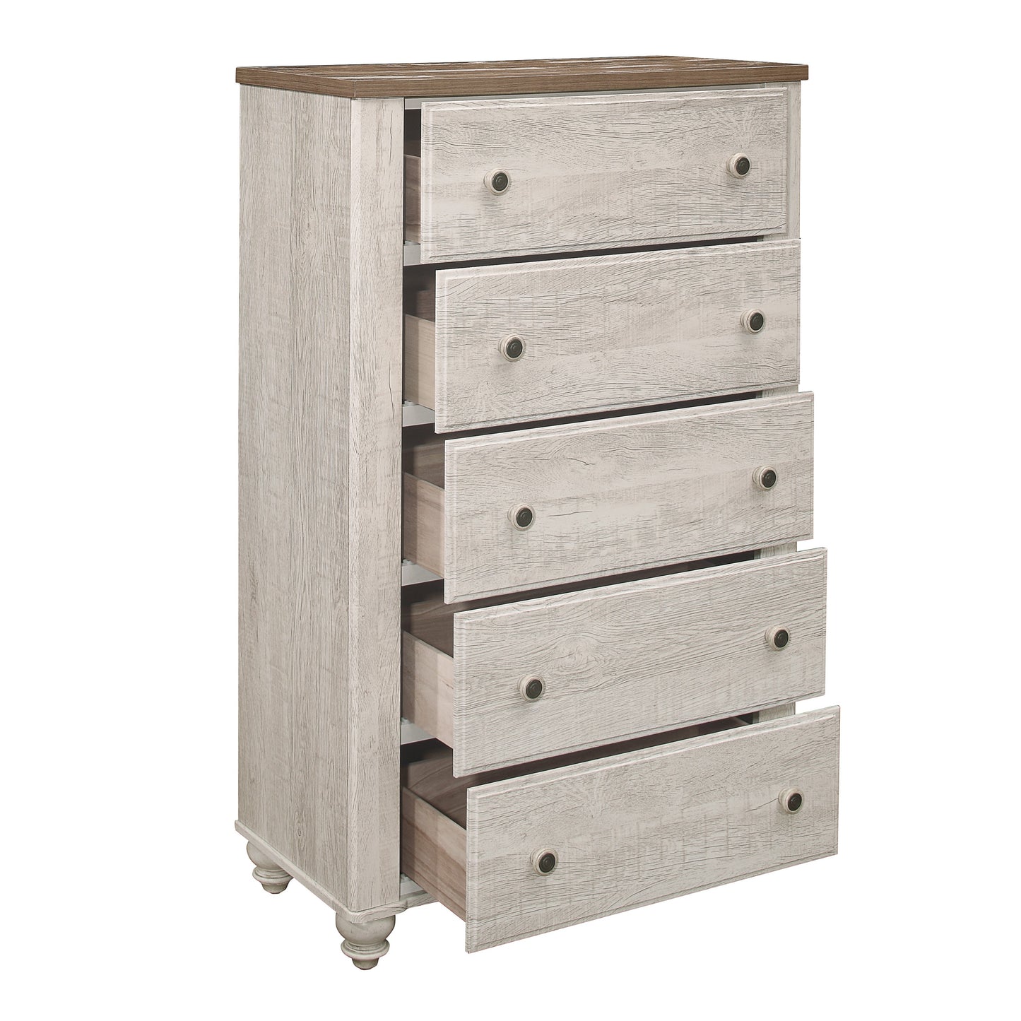 Homelegance Chest Nashville Antique White Brown Finish 1903-9
