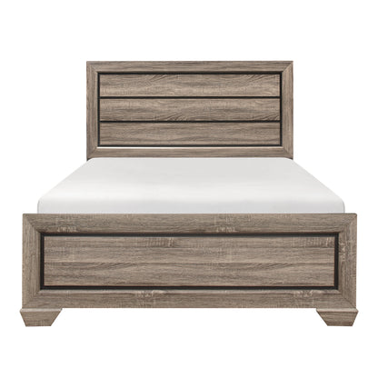 Homelegance Queen Bed Beechnut Natural Finish 1904-1