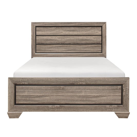 Homelegance Queen Bed Beechnut Natural Finish 1904-1