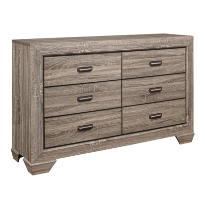 Homelegance Dresser Beechnut Natural Finish Elegant Storage Solution 1904-5