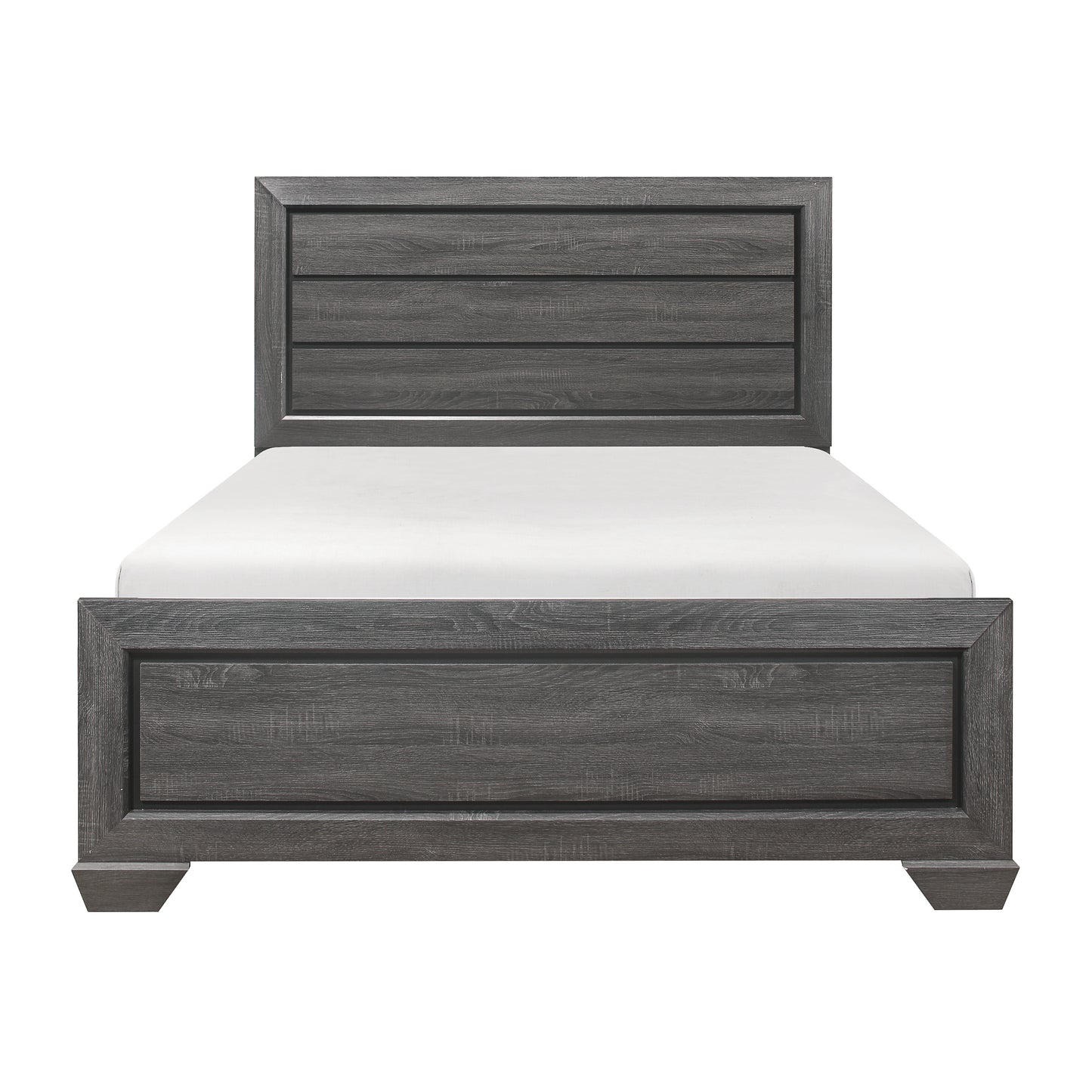 Homelegance Queen Bed Beechnut Gray Finish 1904GY-1